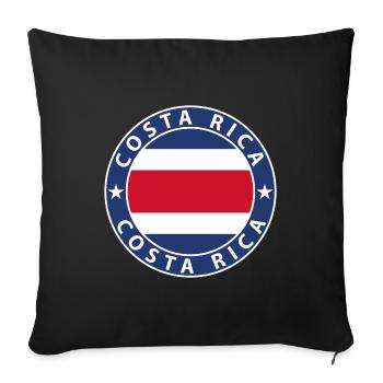 Costa Rica - Sofakissenbezug 45 x 45 cm - Schwarz - Vorne