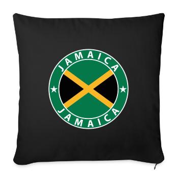 Jamaica - Sofa pillowcase 17,3'' x 17,3'' (45 x 45 cm) - black - Front