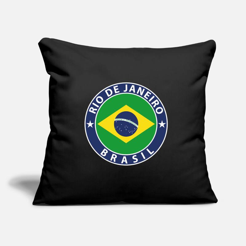 Rio de Janeiro Sofa pillowcase 17,3'' x 17,3'' (45 x 45 cm)