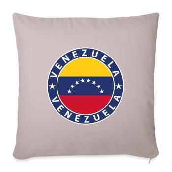 Venezuela - Sofa pillowcase 17,3'' x 17,3'' (45 x 45 cm) - light taupe - Front