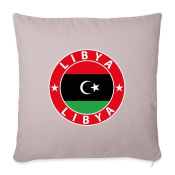 Libyen - Sofakissenbezug 45 x 45 cm - helles Taupe - Vorne