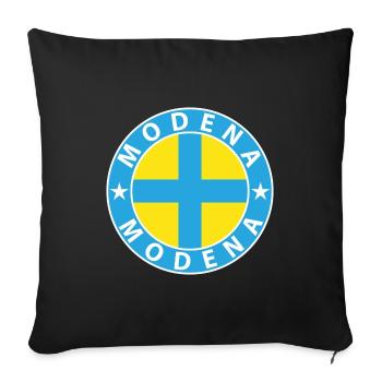 Modena - Sofa pillowcase 17,3'' x 17,3'' (45 x 45 cm) - black - Front