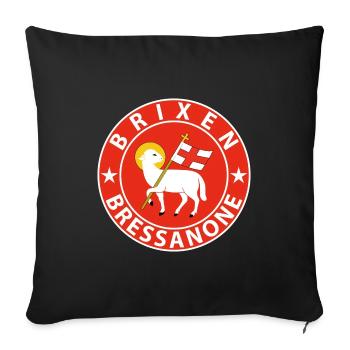 Bressanone - Housse de coussin décorative 45 x 45 cm - noir - Devant
