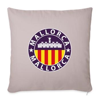 Majorca - Sofa pillowcase 17,3'' x 17,3'' (45 x 45 cm) - light taupe - Front