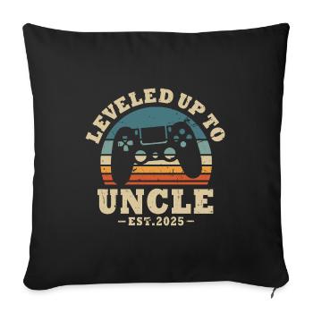 Ascended to Uncle 2025 - Sofa pillowcase 17,3'' x 17,3'' (45 x 45 cm) - black - Front