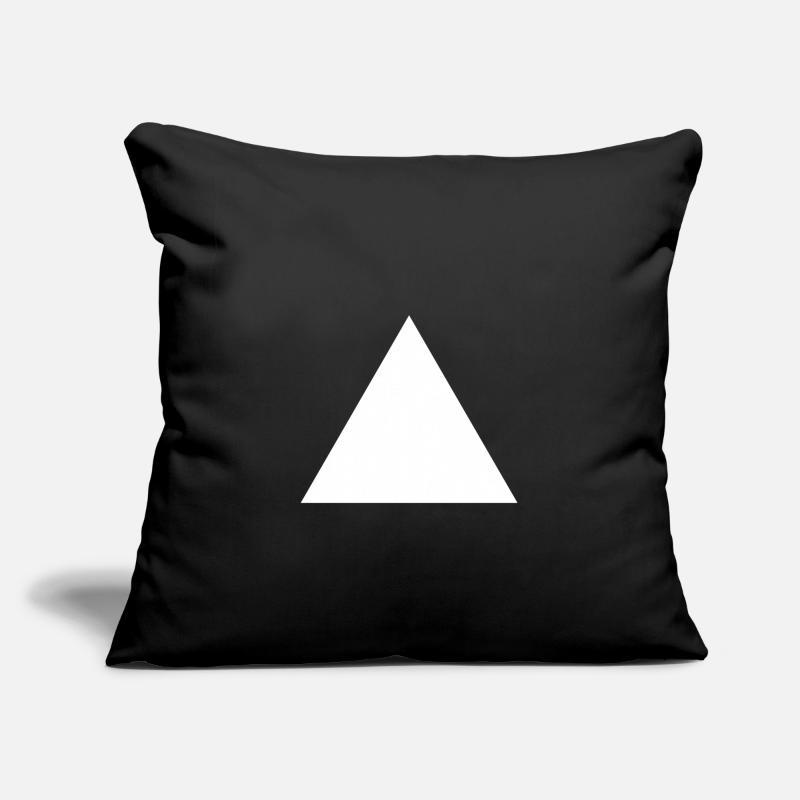 Triangle Triangle White Sofa pillowcase 17,3'' x 17,3'' (45 x 45 cm)