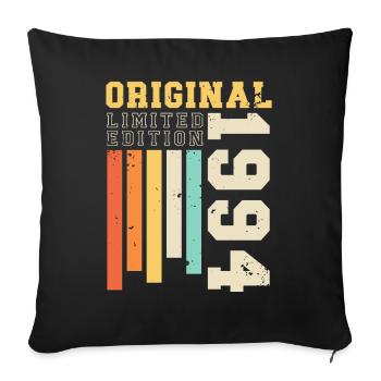 Original 1994 Jahrgang Retro Geburtstag Geschenk - Sofakissenbezug 45 x 45 cm - Schwarz - Vorne