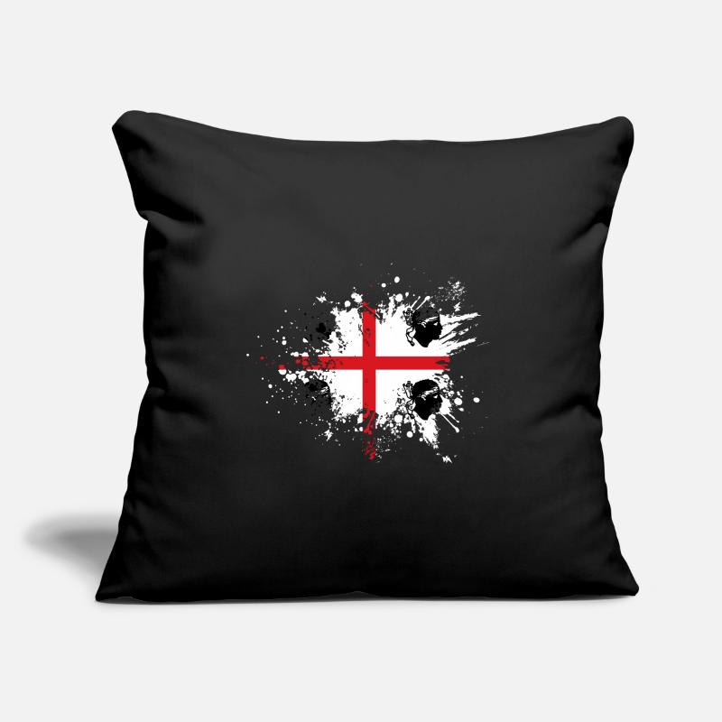 Sardinia Flag Klecks Sardinian Flag Spritzer Sofa pillowcase 17,3'' x 17,3'' (45 x 45 cm)