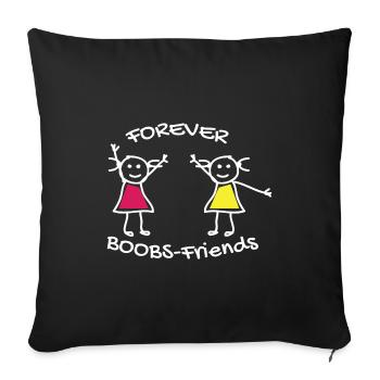 Lustiger Denglisch Spruch Denglisch Sprüche - Sofakissenbezug 45 x 45 cm - Schwarz - Vorne