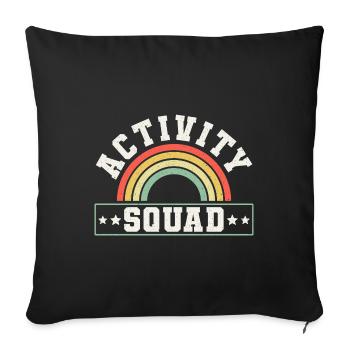 Activity Assistant Squad Team - Sofakissenbezug 45 x 45 cm - Schwarz - Vorne