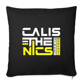Calisthenics Street Workout Body Workout - Sofa pillowcase 17,3'' x 17,3'' (45 x 45 cm) - black - Front