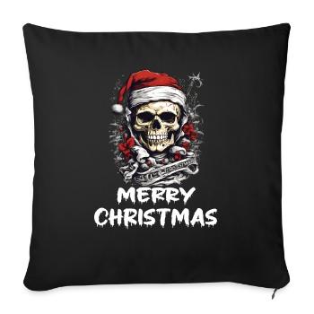 otenkopf in Christmas Design Christmas Outfit - Sofa pillowcase 17,3'' x 17,3'' (45 x 45 cm) - black - Front