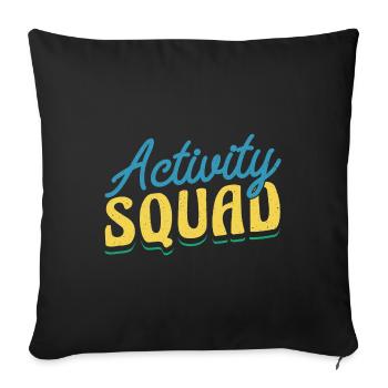 Activity Assistant Squad Team - Sofakissenbezug 45 x 45 cm - Schwarz - Vorne
