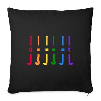Hockey Field Hockey Gift Hockey Legend - Sofa pillowcase 17,3'' x 17,3'' (45 x 45 cm) - black - Front