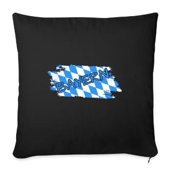Bayern - Sofakissenbezug 45 x 45 cm - Schwarz - Vorne