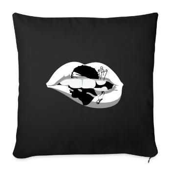 Corse Drapeau Corse Drapeau Corse Corse - Housse de coussin décorative 45 x 45 cm - noir - Devant