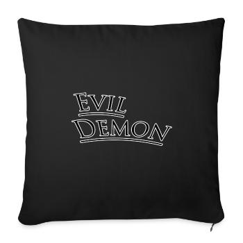 Démon maléfique - Housse de coussin décorative 45 x 45 cm - noir - Devant