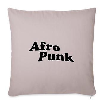 Afro punk - Sofakissenbezug 45 x 45 cm - helles Taupe - Vorne