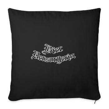 Fournisseur de bière - Housse de coussin décorative 45 x 45 cm - noir - Devant