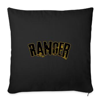 Ranger - Sofa pillowcase 17,3'' x 17,3'' (45 x 45 cm) - black - Front