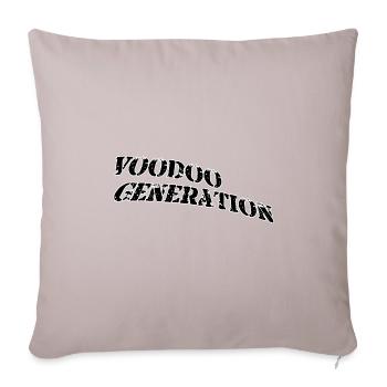 Voodoo generation - Sofa pillowcase 17,3'' x 17,3'' (45 x 45 cm) - light taupe - Front