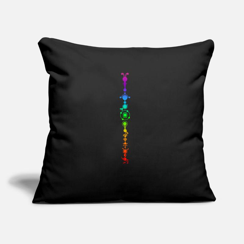 Crop circle - multidimensional human development Sofa pillowcase 17,3'' x 17,3'' (45 x 45 cm)