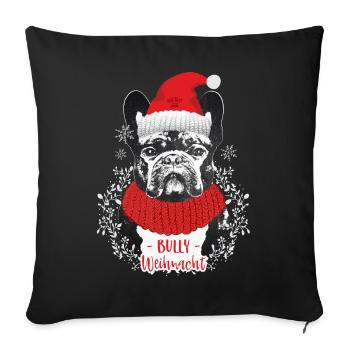Bully Weihnacht Part 2 - Sofakissenbezug 45 x 45 cm - Schwarz - Vorne
