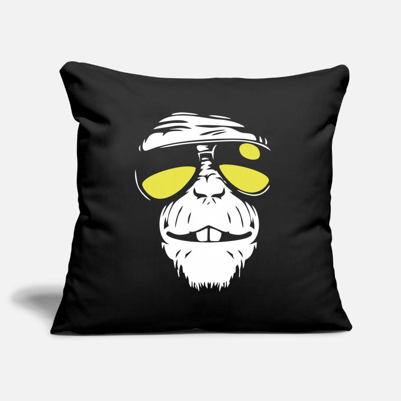 Cool Monkey - Coole Affe Sofa pillowcase 17,3'' x 17,3'' (45 x 45 cm)