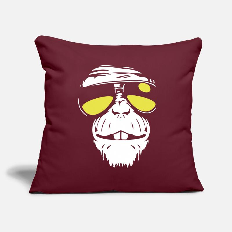 Cool Monkey - Coole Affe Sofa pillowcase 17,3'' x 17,3'' (45 x 45 cm)