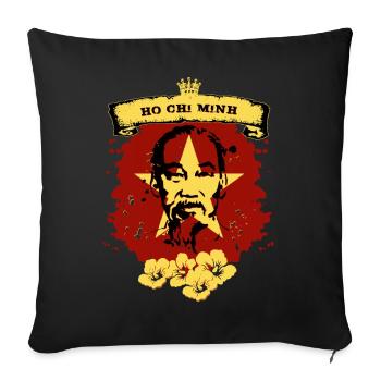Viet Nam - Sofa pillowcase 17,3'' x 17,3'' (45 x 45 cm) - black - Front