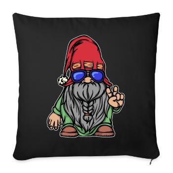 Beard Hairstyle Beard Growth Masculinity Beard Wearer - Sofa pillowcase 17,3'' x 17,3'' (45 x 45 cm) - black - Front