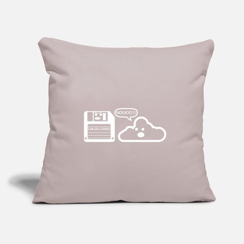 Programmeur Floppy Cloud Housse de coussin décorative 45 x 45 cm