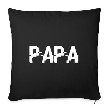 Dad Gift - The Best Dad - Sofa pillowcase 17,3'' x 17,3'' (45 x 45 cm) - black - Front