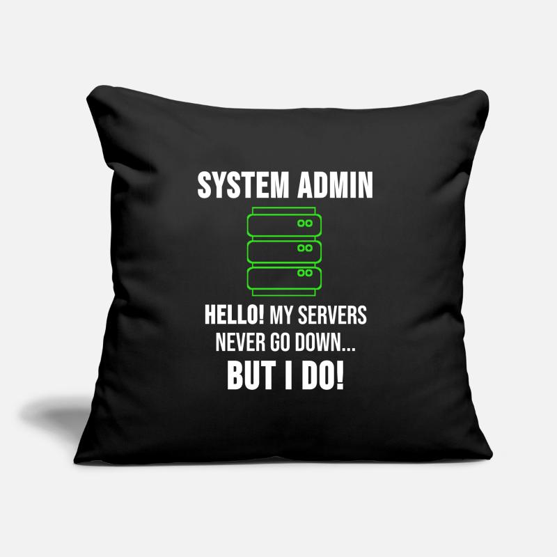 System Admin Administrator Server Geschenk Sofakissenbezug 45 x 45 cm