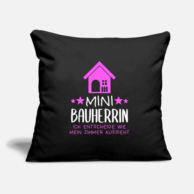 Maître d’ouvrage Chef d’ouvrage Fête de référence Cadeau drôle Housse de coussin décorative 45 x 45 cm