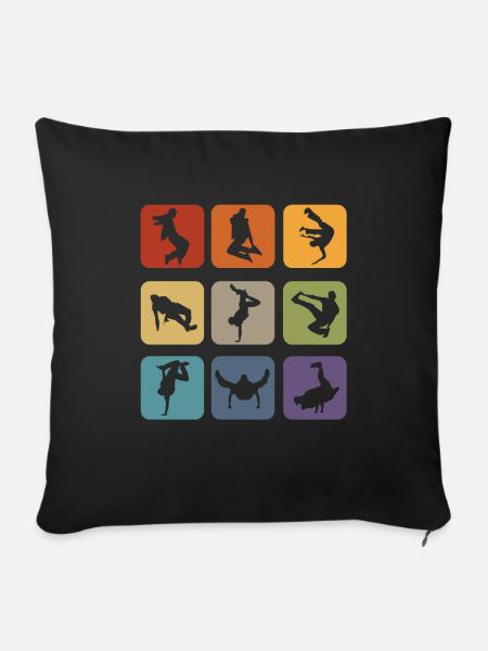 Breakdancer Breakdance B-Boying Tänzer Geschenk - Sofakissenbezug 45 x 45 cm - Schwarz