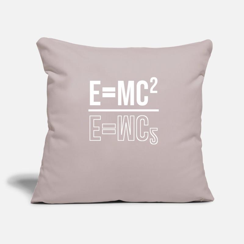 Emc2 Physics Phyic Professors Student Gift Sofa pillowcase 17,3'' x 17,3'' (45 x 45 cm)