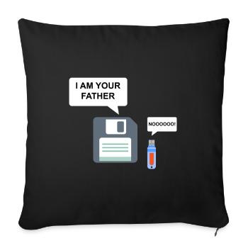 Programmierer Lustige Geschenkidee - Sofakissenbezug 45 x 45 cm - Schwarz - Vorne