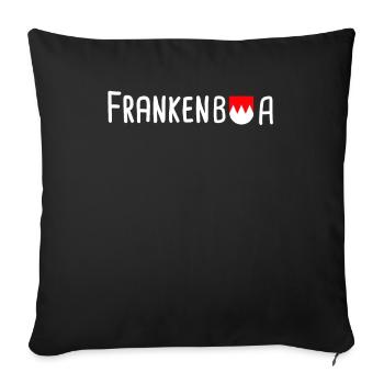 Franken Franke Fränkisch Geschenk - Sofakissenbezug 45 x 45 cm - Schwarz - Vorne