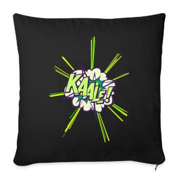 KAALE! - Housse de coussin décorative 45 x 45 cm - noir - Devant