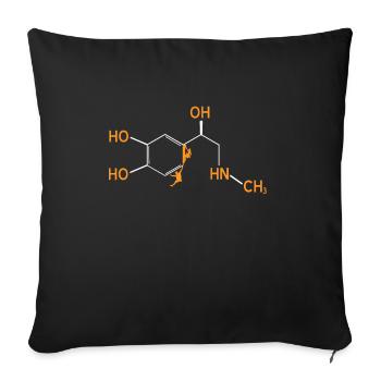 Accro aux rochers - Housse de coussin décorative 45 x 45 cm - noir - Devant