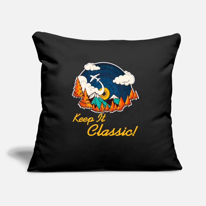 Keep it Classic Schallplatten Sofakissenbezug 45 x 45 cm