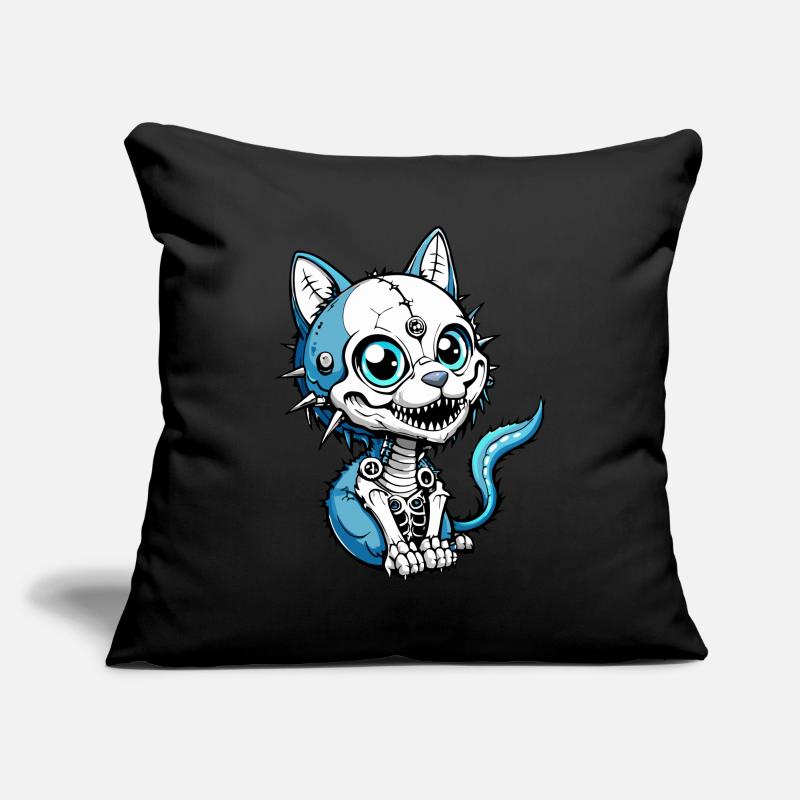 Polar Fox Skull // Skull Arctic Fox FS0046 Sofa pillowcase 17,3'' x 17,3'' (45 x 45 cm)