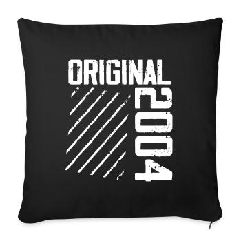 Original 2004 20th Anniversary Retro Geschenk - Sofakissenbezug 45 x 45 cm - Schwarz - Vorne
