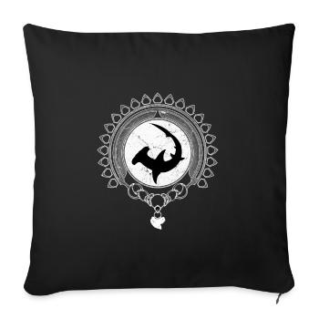 hammerhead - Sofa pillowcase 17,3'' x 17,3'' (45 x 45 cm) - black - Front