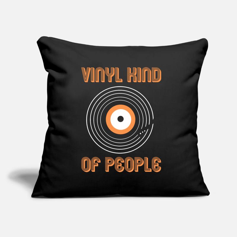 record player Sofa pillowcase 17,3'' x 17,3'' (45 x 45 cm)