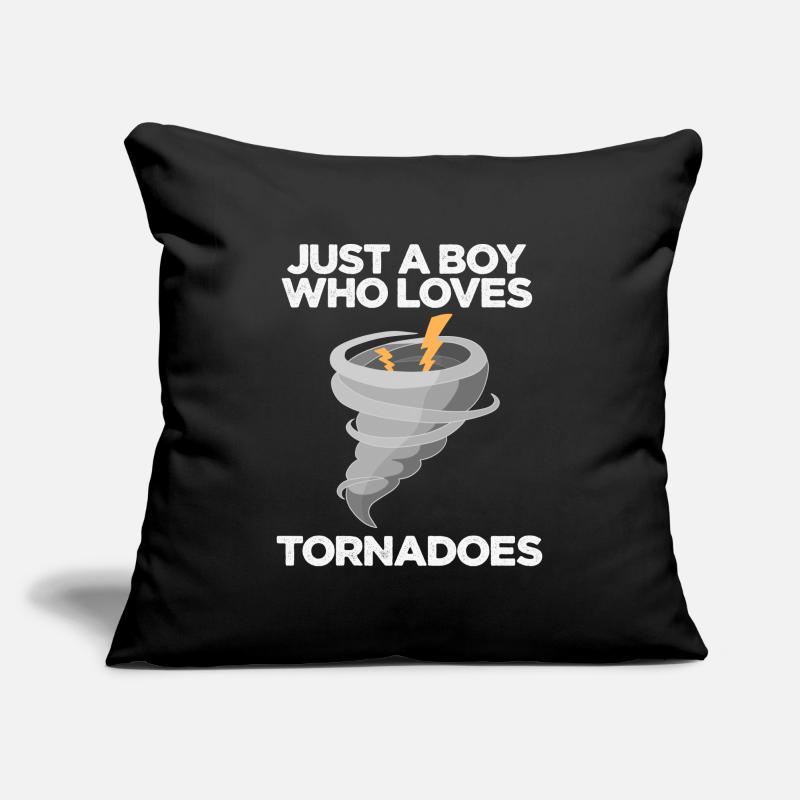 Tornade Housse de coussin décorative 45 x 45 cm