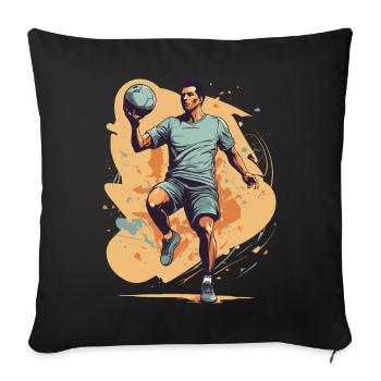Handball Player Streetwear Iconic Style - Sofa pillowcase 17,3'' x 17,3'' (45 x 45 cm) - black - Front