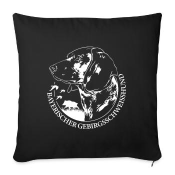 BAVARIAN MOUNTAIN SWEAT DOG Chiens de chasse Wilsigns - Housse de coussin décorative 45 x 45 cm - noir - Devant
