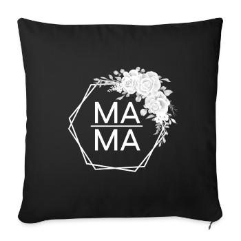 Mama Rosen Design - Sofakissenbezug 45 x 45 cm - Schwarz - Vorne